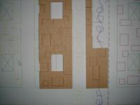 Piezas para una maqueta a escala - Corte de piezas para la elaboración de una maqueta de arquitectura a escala